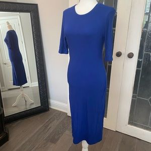 Cobalt Blue Armani Exchange Bodycon Dress